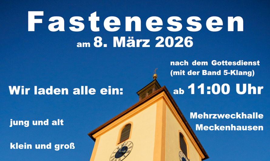 Fastenessen 2026
