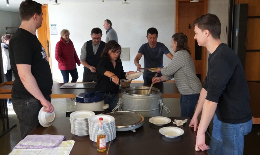 Vergelt’s Gott der Comboni-Missionare und von Pater Josef für Spenden vom Fastenessen